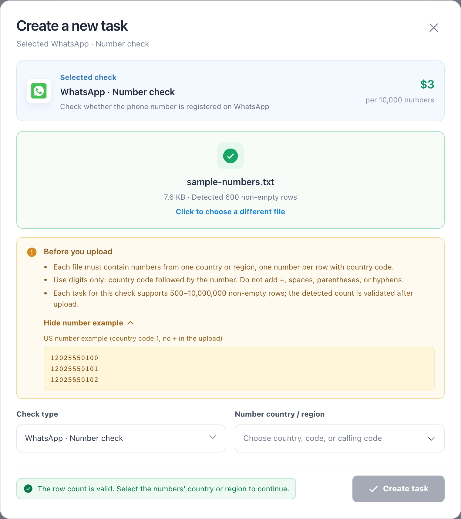 Uploaded file that passed inspection